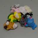 10Pcs Finger Puppets Set - Soft Plush Animals Finger Puppet Toys for Kids, Mini Plush Figures Toy Assortment for Boys & Girls, Party Favors for Shows, Playtime, Schools