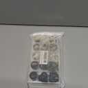 3 x 110-Piece Resin Sewing Buttons Set, 4-Hole Round Buttons, 15mm/20mm/25mm, 5 Colors for Blazers and Coats Brown/Black