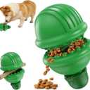 Dog Chew Toys for Aggressive Chewers, Bully Stick Holder, Non-Toxic Durable Dog Puzzle Toy, Teething & Interactive Venus Flytrap Design, Gift for Dogs, Green