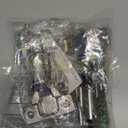 Ravinte 1 Pair 2 Packs Full Overlay Cabinet Door Hinges,105 Degree Adjustable Concealed Kitchen Cabinet Hinges Soft Close for Face Frame Cabinet