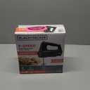 6-Speed Easy Storage Hand Mixer with 5 Attachments & Storage Case, Black 