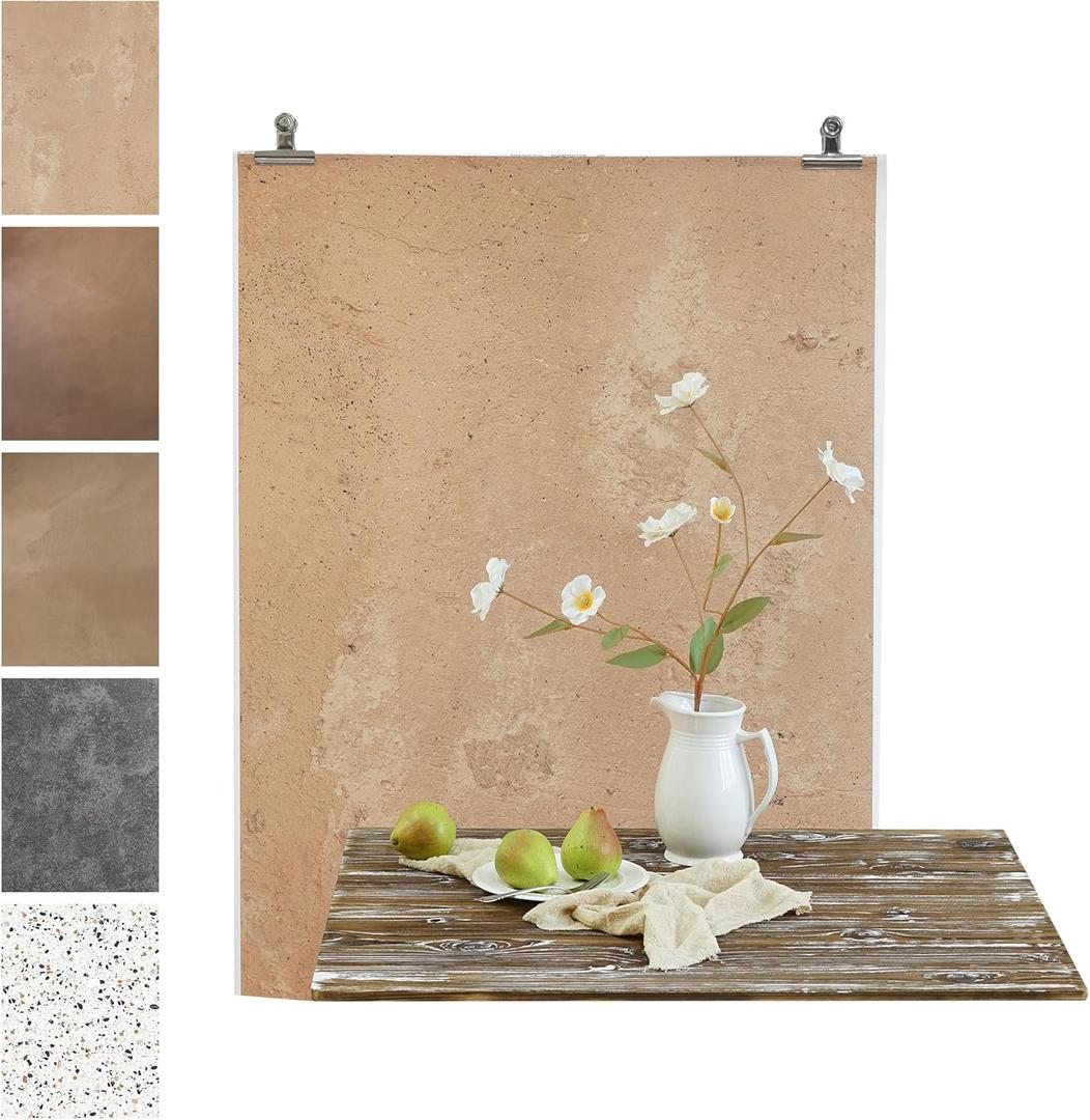 41x28in Large Product Photography Backdrops, Non-Reflective Stone Texture Photo Background for Jewelry Food Cosmetics, Waterproof Non-Woven Fabric Flat Lay Props for UGC Creators & Studio