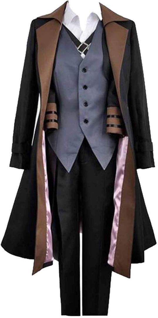 XCJLW Anime Uniform Halloween Cosplay Costume Outfit (XX-Large:Height(72.0-73.6in)) Black