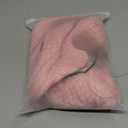 Light Pink Wear and Go Glueless Wig with Bangs Pink Wigs for Women Layered Synthetic Lace Front Wig Pre Plucked Pre Cut Ready to Wear 13x5x1 HD Lace Middle Part 26 Inch