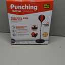 Punching Bag for Kids, 3-12 Adjustable Boxing Equipment with Boxing Gloves, Boxing Set as Boys & Girls Toys Gifts (black)