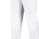 CHAMPRO Boys' Youth MVP Open Bottom Relaxed Fit Baseball Pants (White) XL