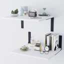 Floating Shelves for Wall Display, 12 Wide Wall Mounted Shelves for Living Room, Bedroom, Kitchen