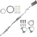 Catalytic Converter, Resonator Pipe, Muffler Exhaust System Kit Compatible for Honda CRV 2007 2008 2009 2.4L 4 Cylinder Engine EPA-Approved