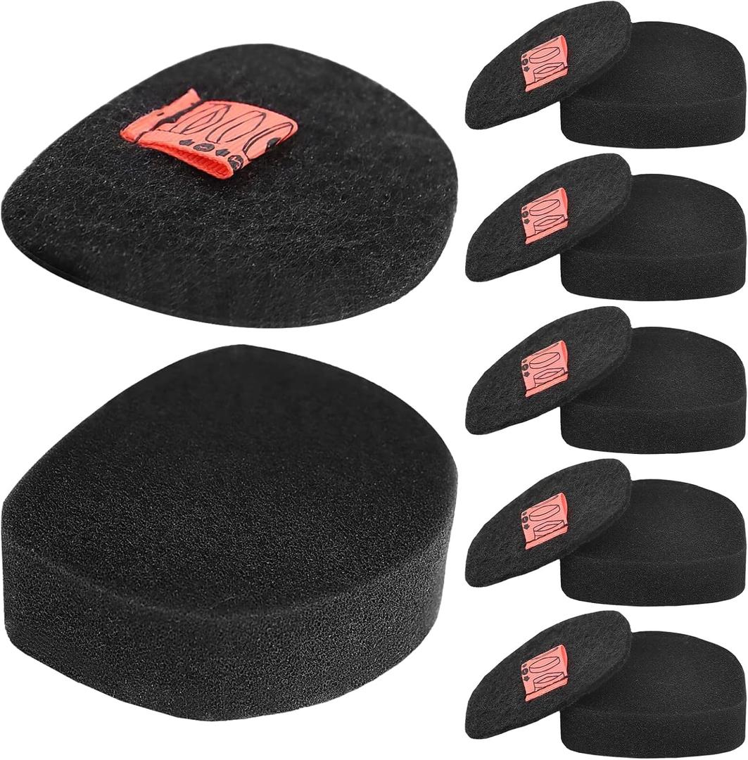 Leadaybetter 6 Pack Filters Replacement For Shark CH901 and CH951 Cordless Handheld VacuumFoam & Felt Replacement Kit for CH951C CH900WM UltraCyclone Pet Pro Plus, Compatible with Part #XFTRCH900