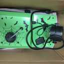 LANGXUN 1000W Halloween Fog Machine, Disco Ball & Ghost Sound& 2 Fog Fluid