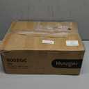 Huuger Nightstands Set of 2, Night Stand with Charger Station, 2 Drawer Side Table with Open Shelf, USB-C Port, End Table for Small Spaces, X Shaped Side Rail, Grey