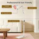 Home Infrared Heating Lamp for Body, 150W High Power Infrared Lamp, Red Light 660nm and Infrared Light 810-1000nm, Adjustable Angle & 3 Brightness Adjustment & 10-90 Minute Timer for Home & Office