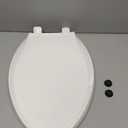 KOHLER 4636-RL-0 Cachet ReadyLatch Elongated Slow Close Toilet Seat, Soft Close Toilet Seat Quiet Lid, Contoured Grip-Tight Bumpers Installation Hardware, Apartment Essentials, White