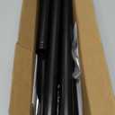 Tension Curtain Rods 27-82 Inch, 1"Diameter Shower Curtain Rod Spring Long Adjustable for Bathroom Windows Closet No Drilling No Rust, Black