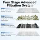 driamor 16 Pack Filter Cartridges Compatible with EF-S Element and BF5 BETTAFLO Filter, Thickened Fish Tank Replacement Filters Cartridge with Zeolite