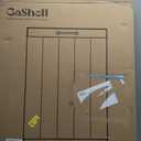GASHELL Noodle Board Stove Cover with Handles, Multiple Stove Top Cover Board for Electric/Gas Stove Top(Retro Brown), 29.5"L x 22"W