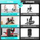 Hip Abductor Adductor Machine, 2-in-1 Glute & Inner Thigh Trainer Home Gym
Postpartum Recovery, Post-Injury Rehab, Compact Leg Workout Equipment for Women Men, Booty Builder with 3 Resistance Bands