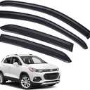 Rain Guards for Buick Encore 2013-2022/Chevrolet (Chevy) Trax 2014-2022, Tape-on Side Window Deflectors for Chevrolet Trax, Window Visors for Chevrolet Cars, for Chevrolet Car Accessories, 4 pcs