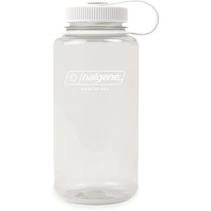 Nalgene Sustain Tritan BPA-Free Water Bottle Made with Material Derived From 50% Plastic Waste (using ISCC certified mass balance), 32 OZ, Wide Mouth (Cotton)