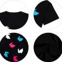 Easter Bunny Shirts for Women Happy Easter Shirts Funny Bunny Graphic Tees Easter Vacation Clothes Tops Black (Black, M)