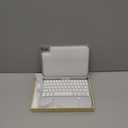 Cousper for iPad mini 7 A17 Pro 2024/ iPad mini 6 Generation Keyboard Case 2021 8.3 Inch with Multi-Touch Trackpad, 360 Rotating Cover with Rainbow Backlit Keyboard for iPad mini 7th/ 6th Gen, Silver