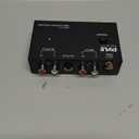 Pyle Mini Phono Turntable Preamp - Stereo Preamplifier with RCA Input/Output - Low Noise - Powered by 12V DC Adapter - Ideal for Vinyl & Phonographs - PP777