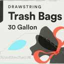 365 by Whole Foods Market, Flextra Strength Drawstring Trash Bags, 30 Gallon, 35 Count