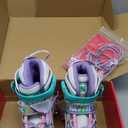 SULIFEEL Rainbow Unicorn 4 Size Adjustable Light up Roller Skates for Girls Boys for Kids (Small - Little Kid)