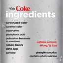 Diet Coke Soda Soft Drink, 12 fl oz, 12 Pack, BB Date: 09/22/25