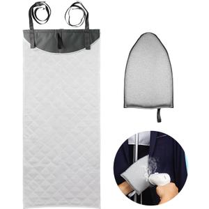 Over The Door Steamer Pad + Gloves For Handheld Steamer Stand For Clothes, Door Press Pad For, Portable Ironing Mat For Traveling