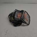 Hillban 12 Pcs Rainbow Clear Makeup Bag for Women Inspirational Quotes PVC Waterproof Cosmetic Bags Appreciation Travel Toiletry Pouch Gifts for Teacher Student Adults(Black)