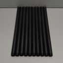 10 Pack 1/2 Inches x 14 Inches Black Malleable Steel Nipples Fitting, DIY Steampunk Industrial Vintage Style.