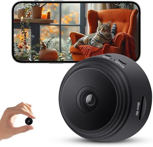 Smilephil Hidden Camera - Spy Cameras - Nanny Cam - WiFi Wireless Cam - 1080P HD Small Camera with Motion Detection and Night Vision，Security Cameras for Home/Office/Baby Monitoring-A9