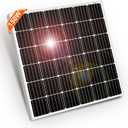 DOKIO 150W 18V Monocrystalline Solar Panel for 12V Systems, MC4 Connector, Aluminum Frame, Pre-Drilled Mounts for RV, Boat, Roof, Off-Grid Power