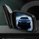 SCITOO Passenger Right Door Mirror fit 2006-2011 For Honda Civic Coupe Power Side Mirror Adjusted Non-Folding Non-Extended