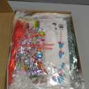 Briwooody 48 Sets Christmas Ornament Crafts Make Your Own Ornament Kits with Christmas Snowman Reindeer Penguin Foam Craft Stickers Bookmarks for Holiday Xmas Winter Favors