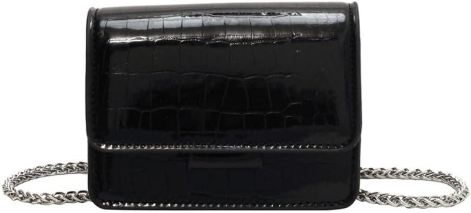 Metallic Evening Mini Silver Purse, Crossbody Bags for Women Y2K Glitter Clutch Handbag for Nightclub Parties (Black)