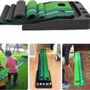 2.5m No Track Type Mat, Putting Mat, Training Mat, Hard Floor Indoor Carpet For Family Entertainment Outdoor Use