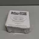 Nipoko Kitchen Sink Drain Strainer - Upgraded Kitchen Sink Stopper,Sink Stopper Kitchen Drain,Stainless Steel Drain Plug with Anti-Clog Basket Drain Stopper Combo,for Standard 3-1/2'' Drain,Grey