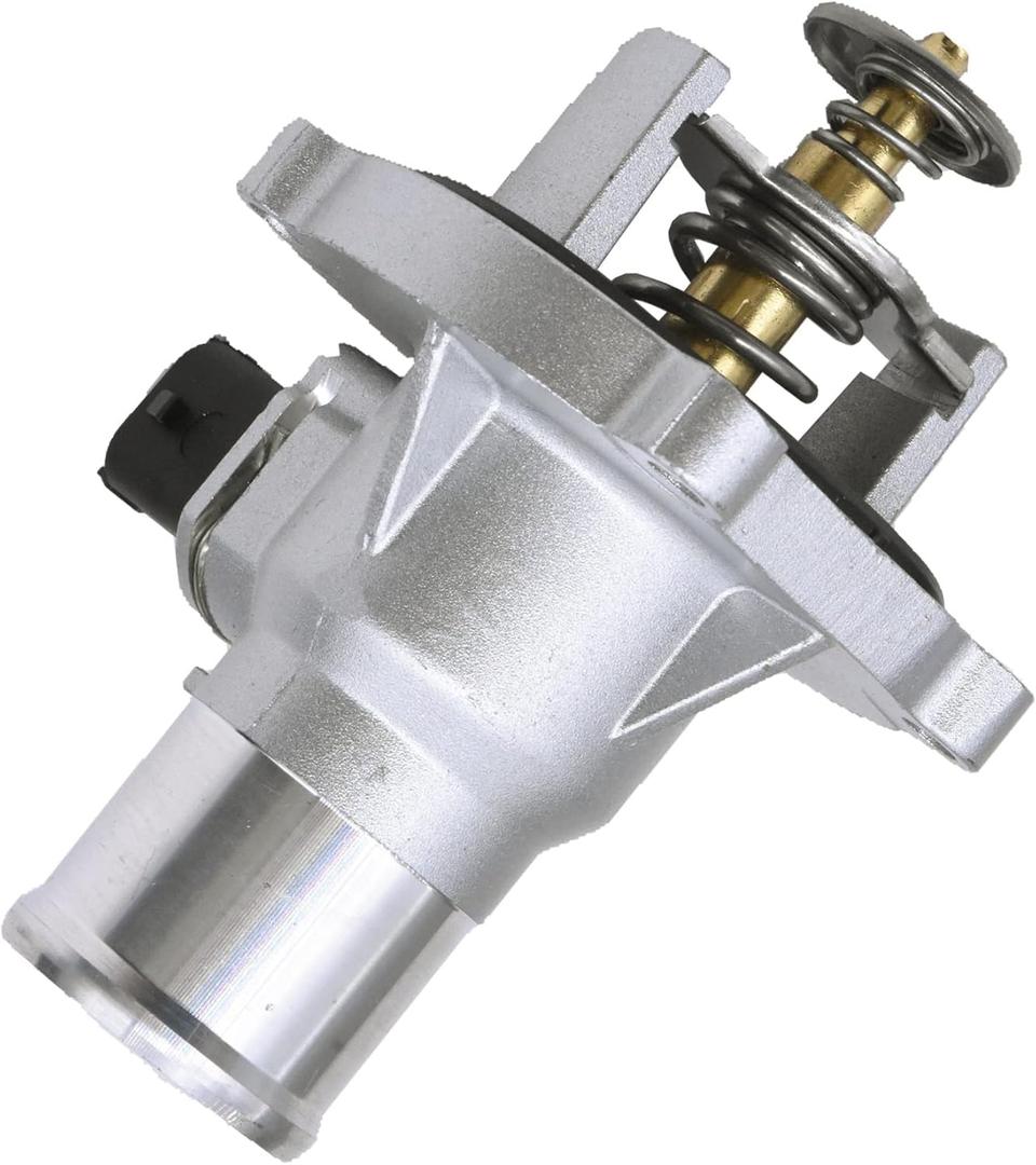 Engine Coolant Thermostat Housing Assembly Compatible with 2009-2011 Chevrolet Aveo, 2011-2016 Chevrolet Cruze, 2013-2018 Chevrolet Sonic, 2009-2010 Pontiac G3 Replace# 96984104