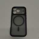 TOCOL for iPhone 17 Pro Case, Compatible with Magsafe, Built-in Magnetic Ring, Full Camera Protection, Drop Protection, Translucent Matte Phone Case for iPhone 17 Pro 6.3 inch (Black)