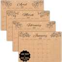 3 x Desk Calendar 2026, 12 Months Large Calendar runs from Jan 2026 - Dec 2026, Big Blotter Desk Pad for Office, Home, Business, Academic: Size 12" X 17"