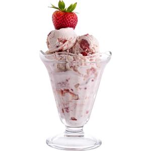 Vikko Glass Footed Ice Cream Cups, Set of 6 MIlk, 7.5 Ounce Milkshake Glasses, Footed Ice Cream Cups, Thick and Durable Parfait Glasses, Ice Cream Bowls, Dishwasher Safe Sundae Glasses