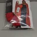 Bold & Vibrant Hooded Red Cape (Adult Size) - 1 Piece - Ideal for Cosplay & Costume Parties