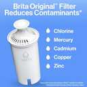 Brita Tahoe Water Filter Pitcher, BPA-Free Water Pitcher, Replaces 1,800 Plastic Water Bottles a Year, Lasts Two Months or 40 Gallons, Includes 1 Filter, Kitchen Accessories, Large - 10-Cup Capacity