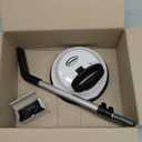 Electric Spin Mop, Duster, and Polisher, LED Lights, Ewbank Nifftee Floor and Surface Cleaner, 37 in., 150RPM, 2 lb., White