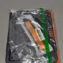 SEYMAC stock for iPad Air 11 inch Protective Case M3 2025/ M2 2024 (Air 7th/ 6th Generation), Heavy Duty Case with Screen Protector, Pencil Holder, Rotating Stand, Hand Strap, Shoulder Strap, Orange