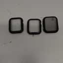 AOKUTDA 3 Pack Case Compatible with Apple Watch series 11 10 46MM,30Anti Spy Privacy Tempered Glass Screen Protector with Ultra-Thin Full Coverage Bumper Cover for iWatch Accessories(Titanium Gold 46mm)