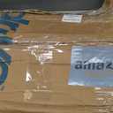 Drive Medical Overbed Table with Wheels - Secure Height Adjustment for Comfort - Non Tilt Surface - Smooth Rolling Design - Home & Hospital Use - Woodgrain Laminate Top - Silver Vein