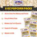 Movie Theater Style 40-Count Popcorn Packs - Pre-Measured 8-Ounce All-in-One Kernel, Salt, Oil Packets for Popping Machines by Great Northern Popcorn, BBD: 03/23/2028